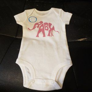New 3 Months Carter Onesie with Pink Elephant